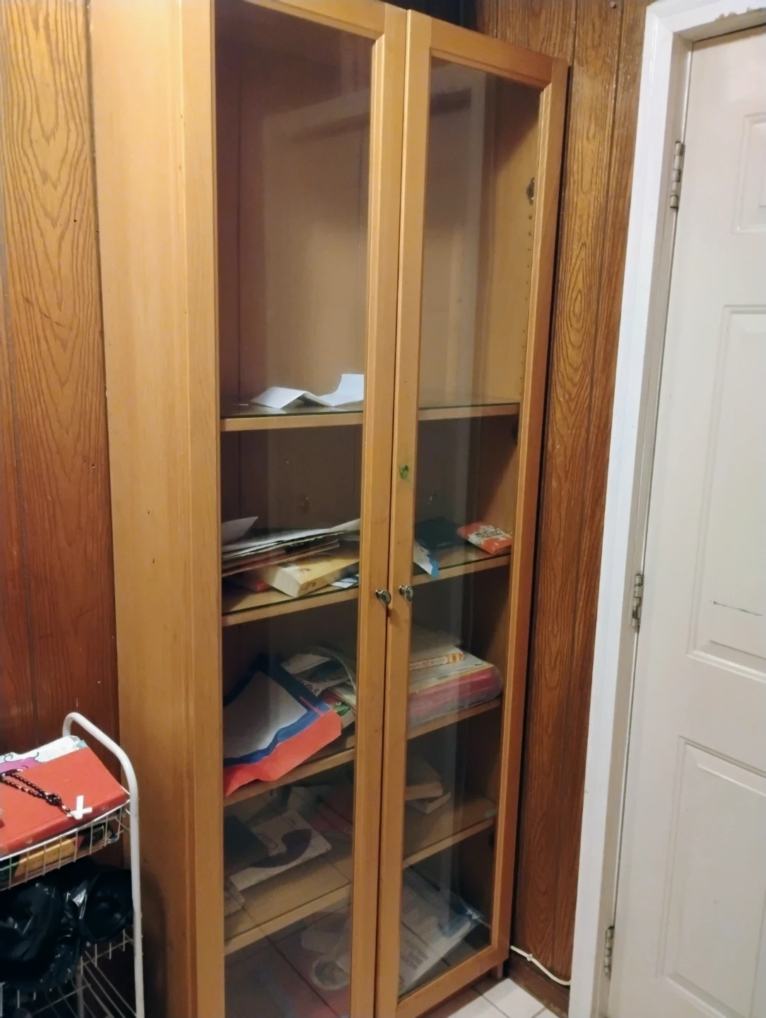 Tall Glass Door Display Cabinet - photo 2