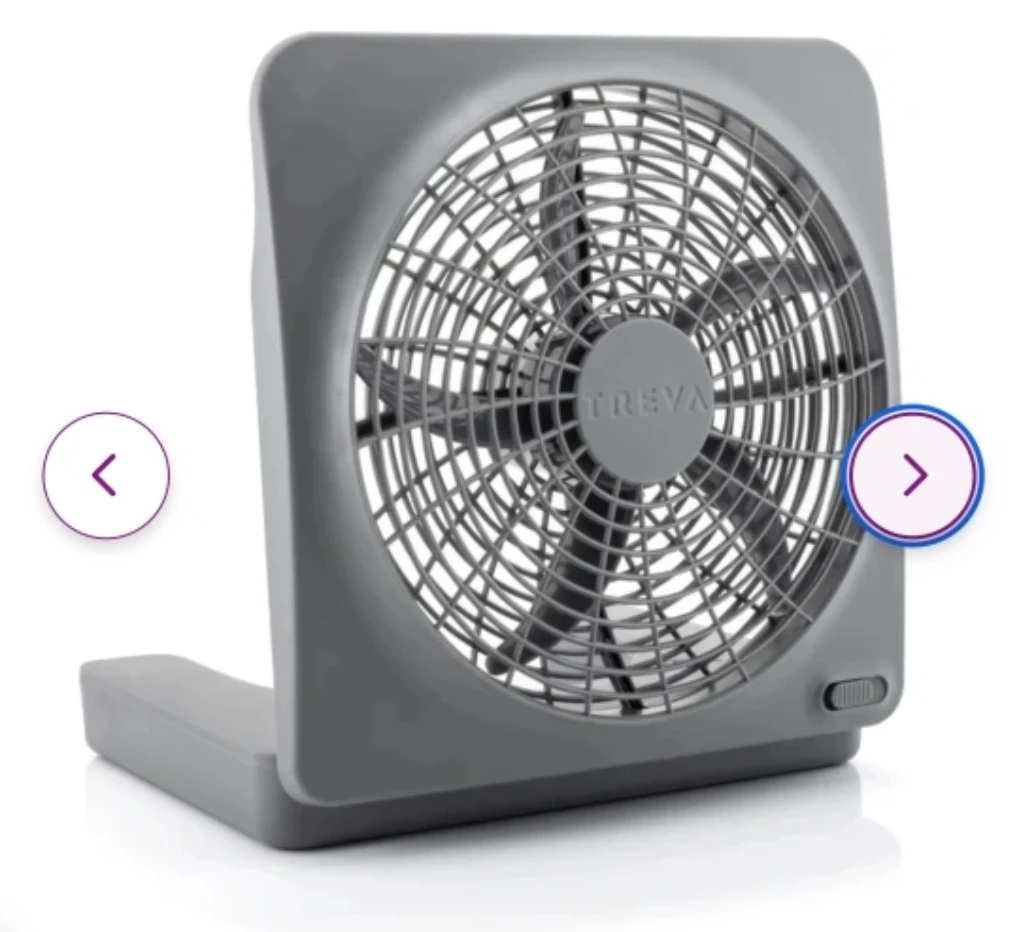 Treva 10" 2-Speed Portable Fan - photo 3
