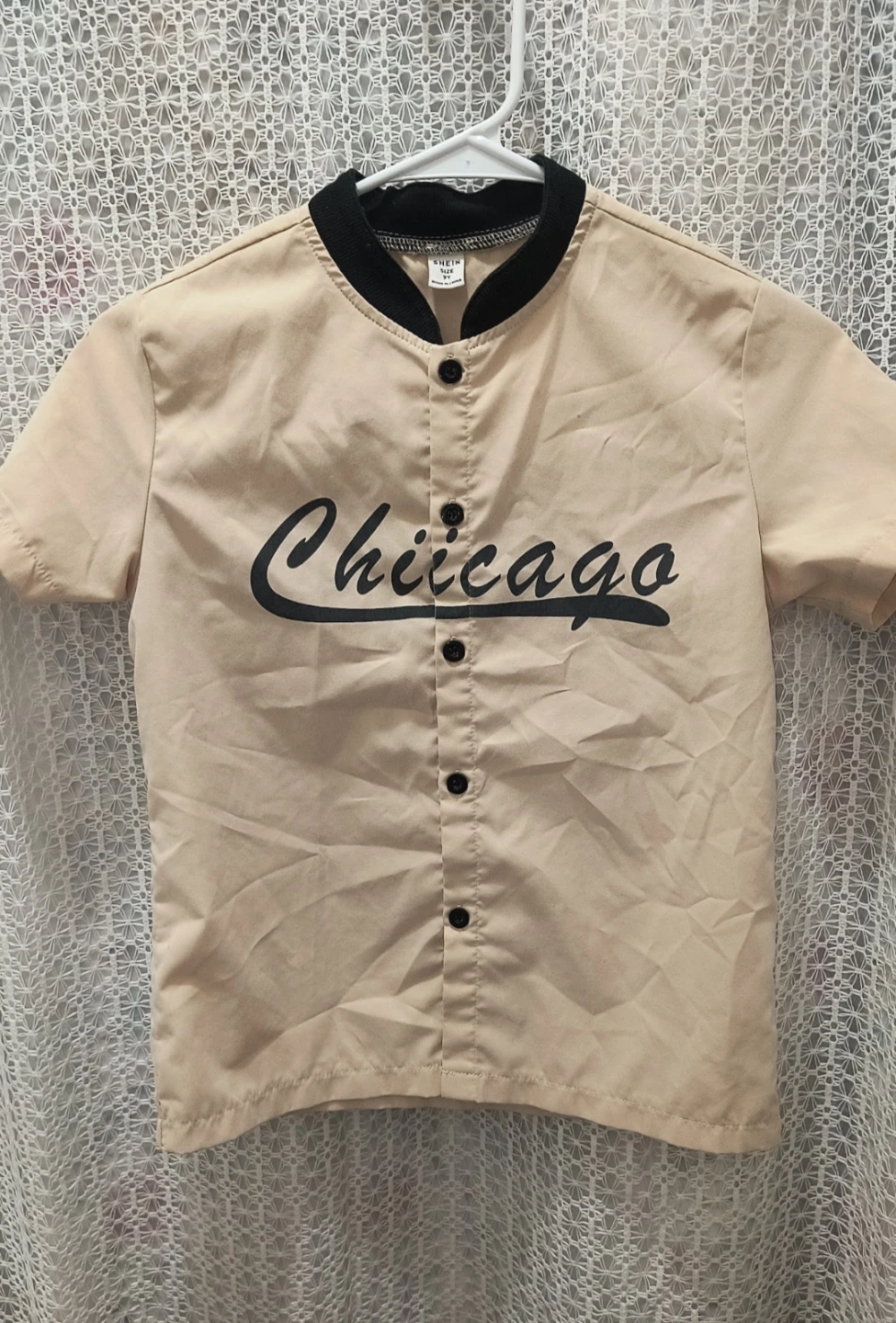 SHEIN Chicago Baseball Jersey - Size 9Y