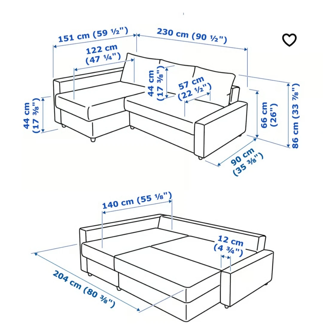 FRIHETEN corner sofa-bed with storage, Skiftebo dark gray - photo 4