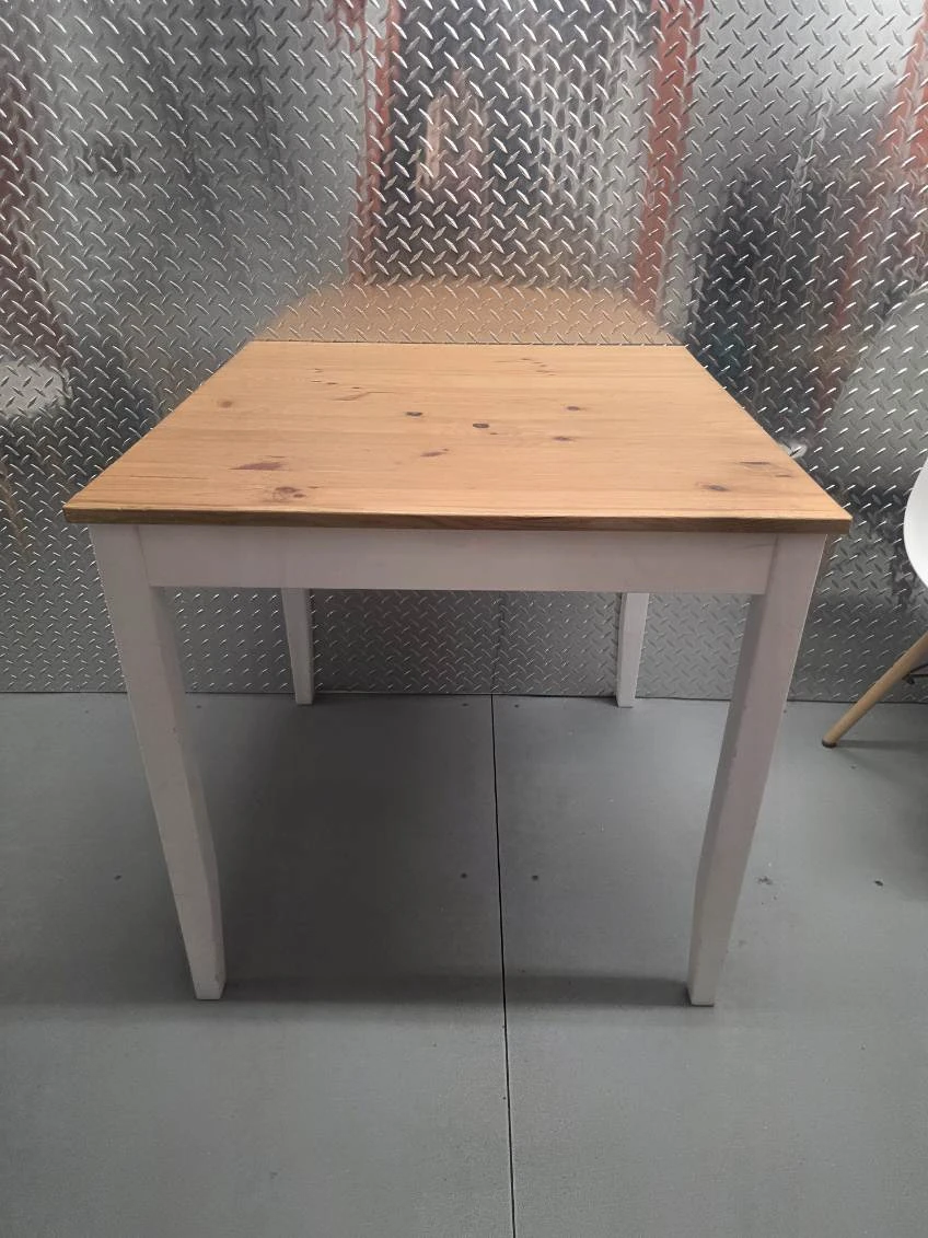 IKEA LERHAMN Solid Wood Square Kitchen Table / Compact Desk