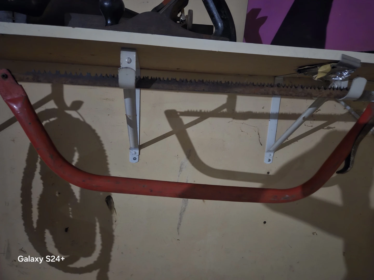 Red Bow Saw Frame with blade - photo 2
