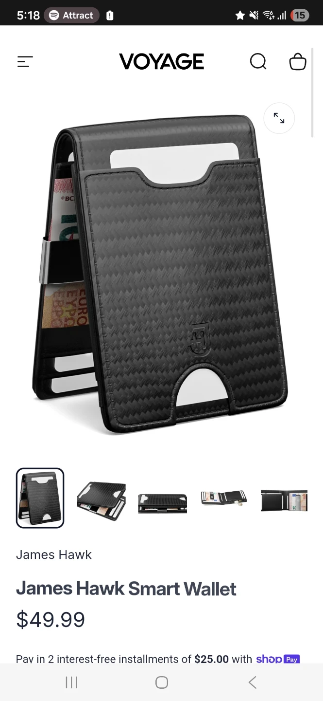 New James Hawk Smart Wallet