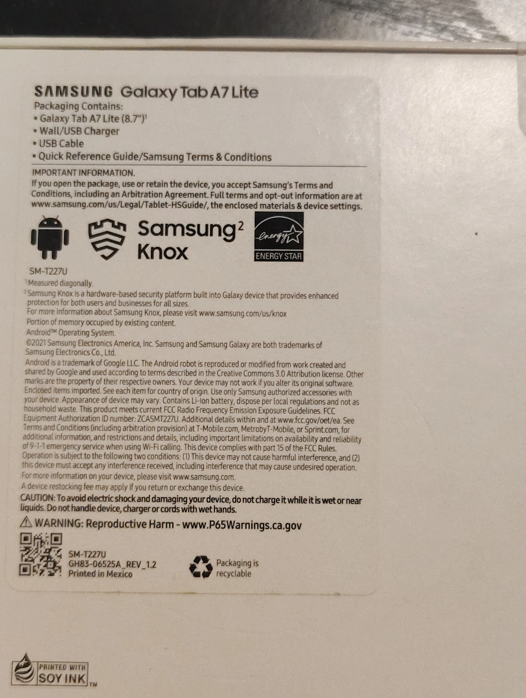 Samsung Galaxy Tab A7 Lite Tablet - photo 2