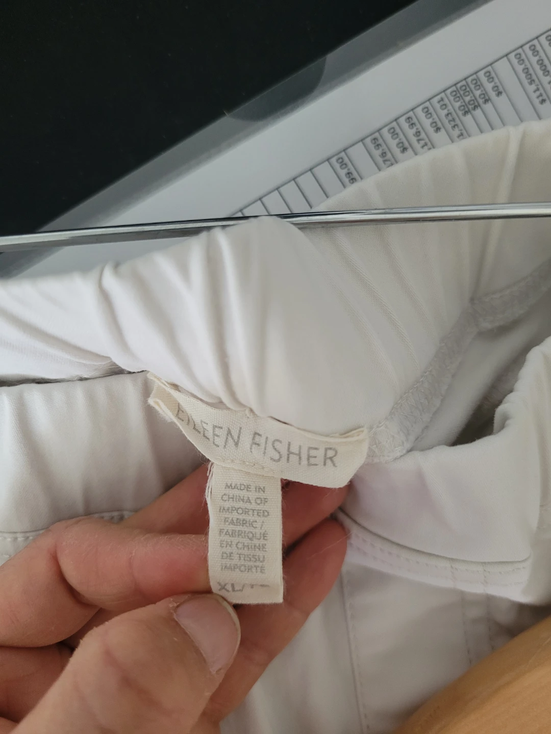 Eileen Fisher White Pants XL - photo 4