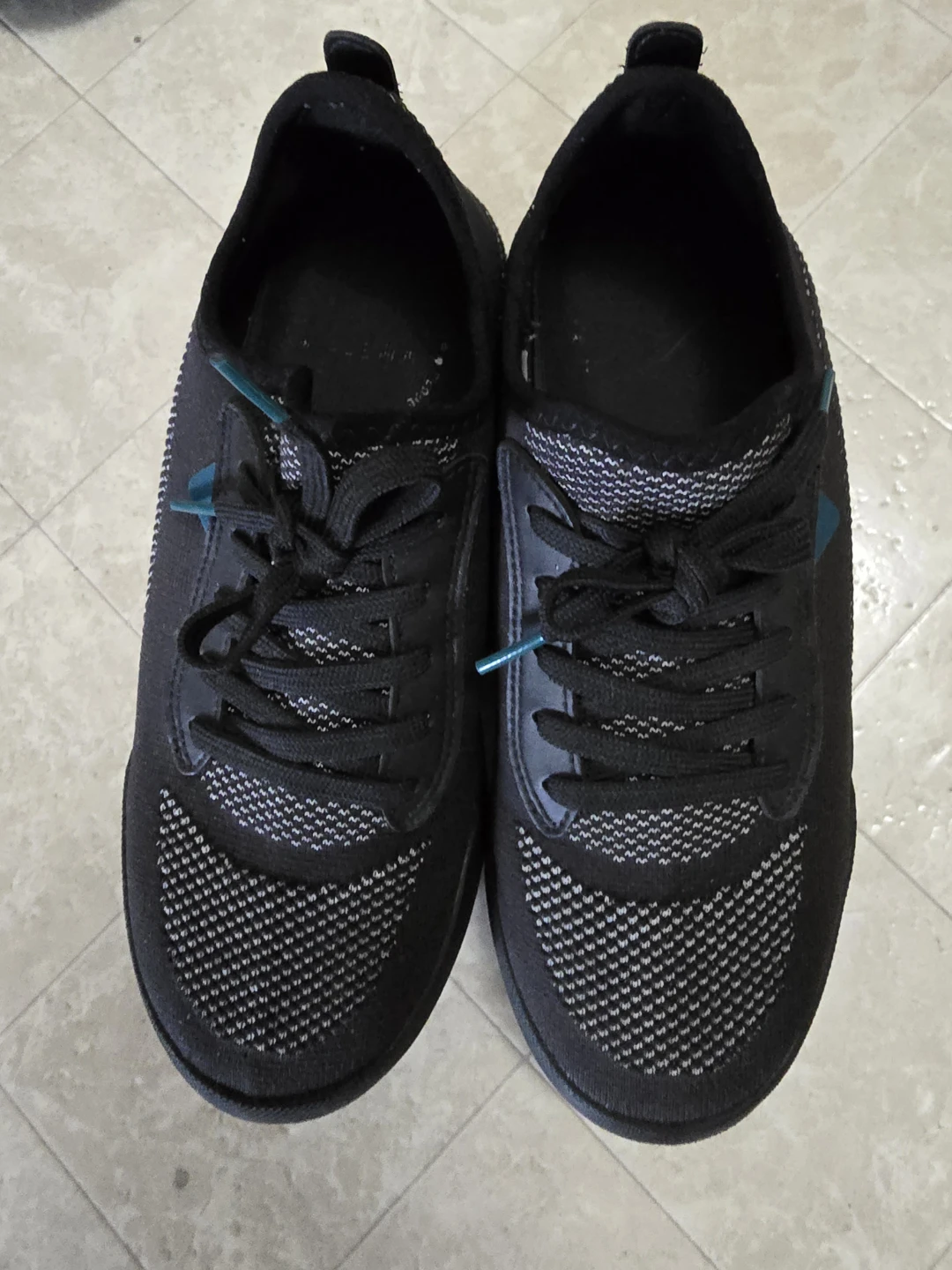 Vessi Black Knit Shoes