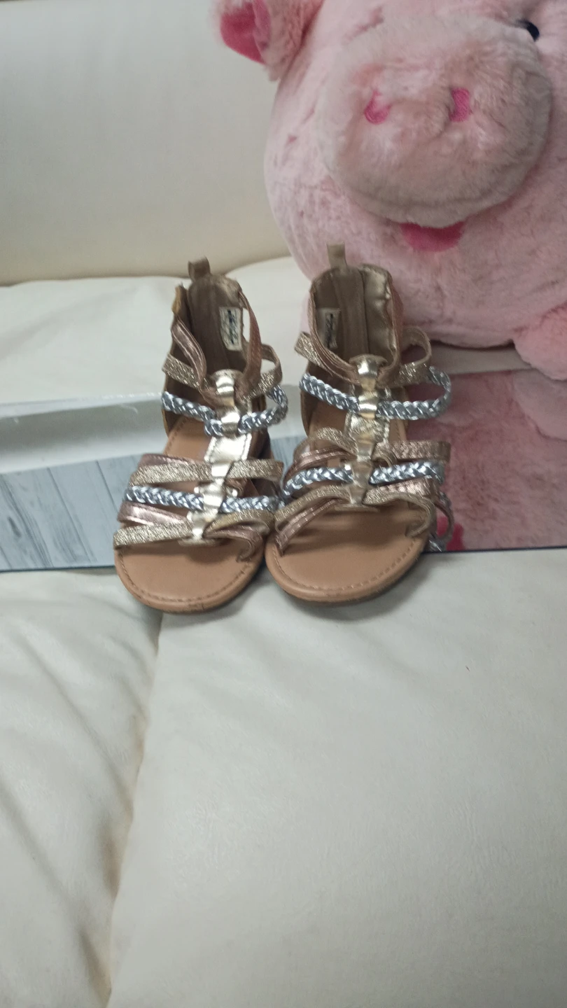 Gold Gladiator Sandals