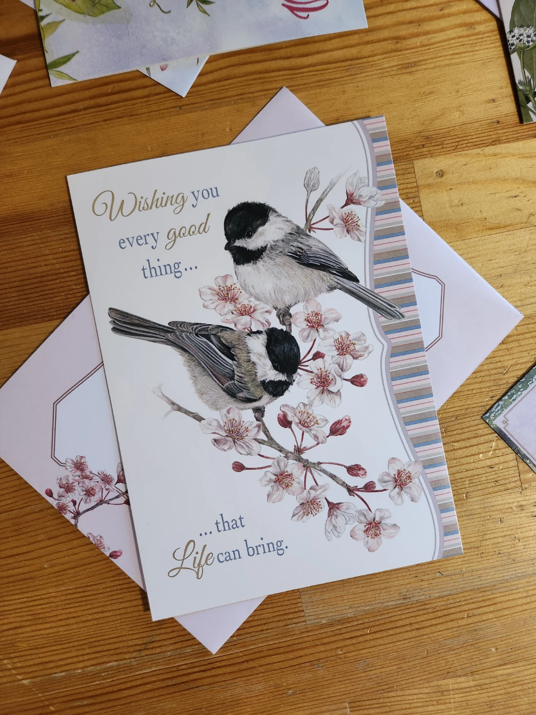 Assorted Nature Themed Birthday Cards with Envelopes- (Set of 5) - photo 2