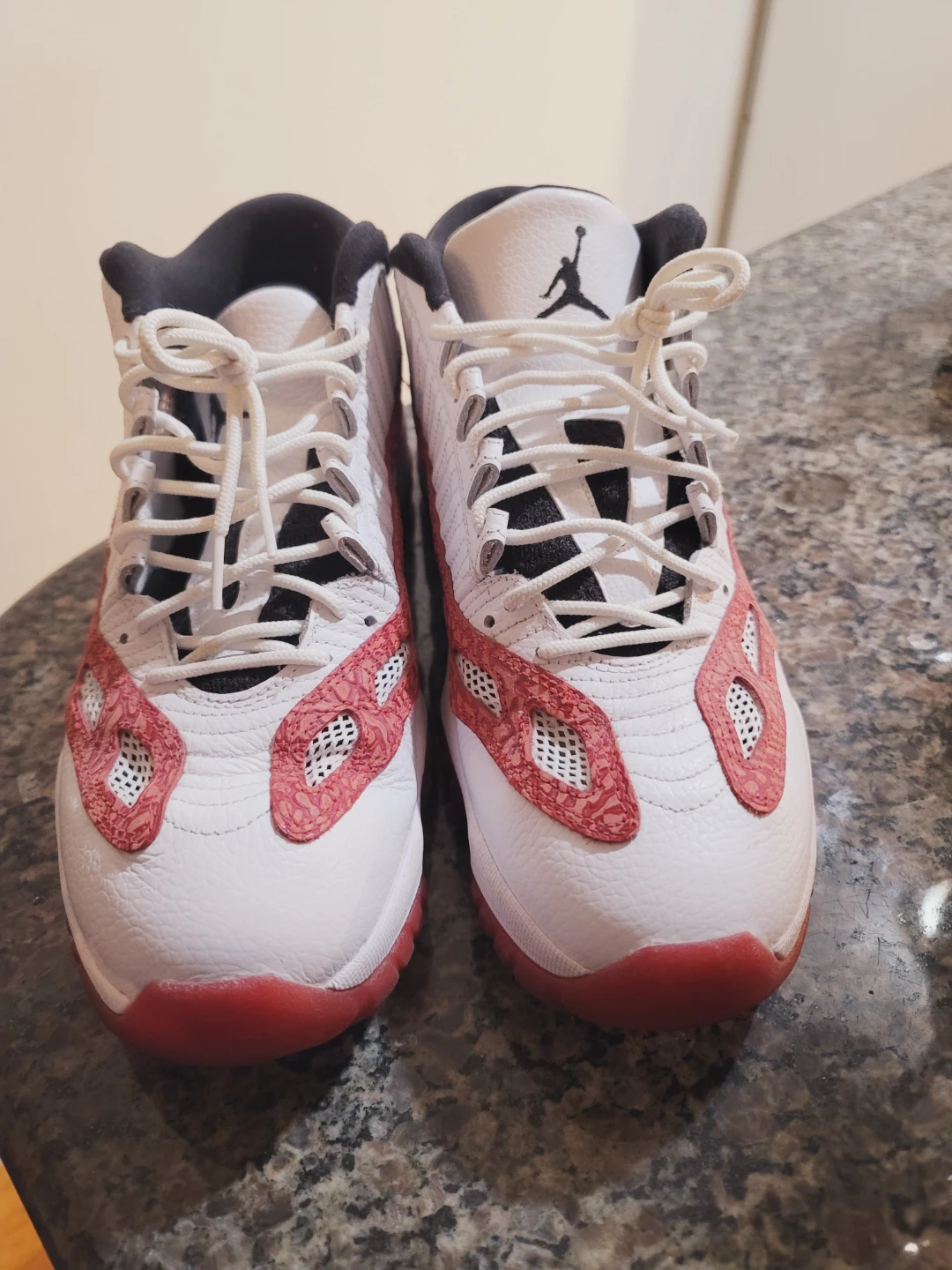 Air Jordan 11 Low IE White Gym Red Shoes