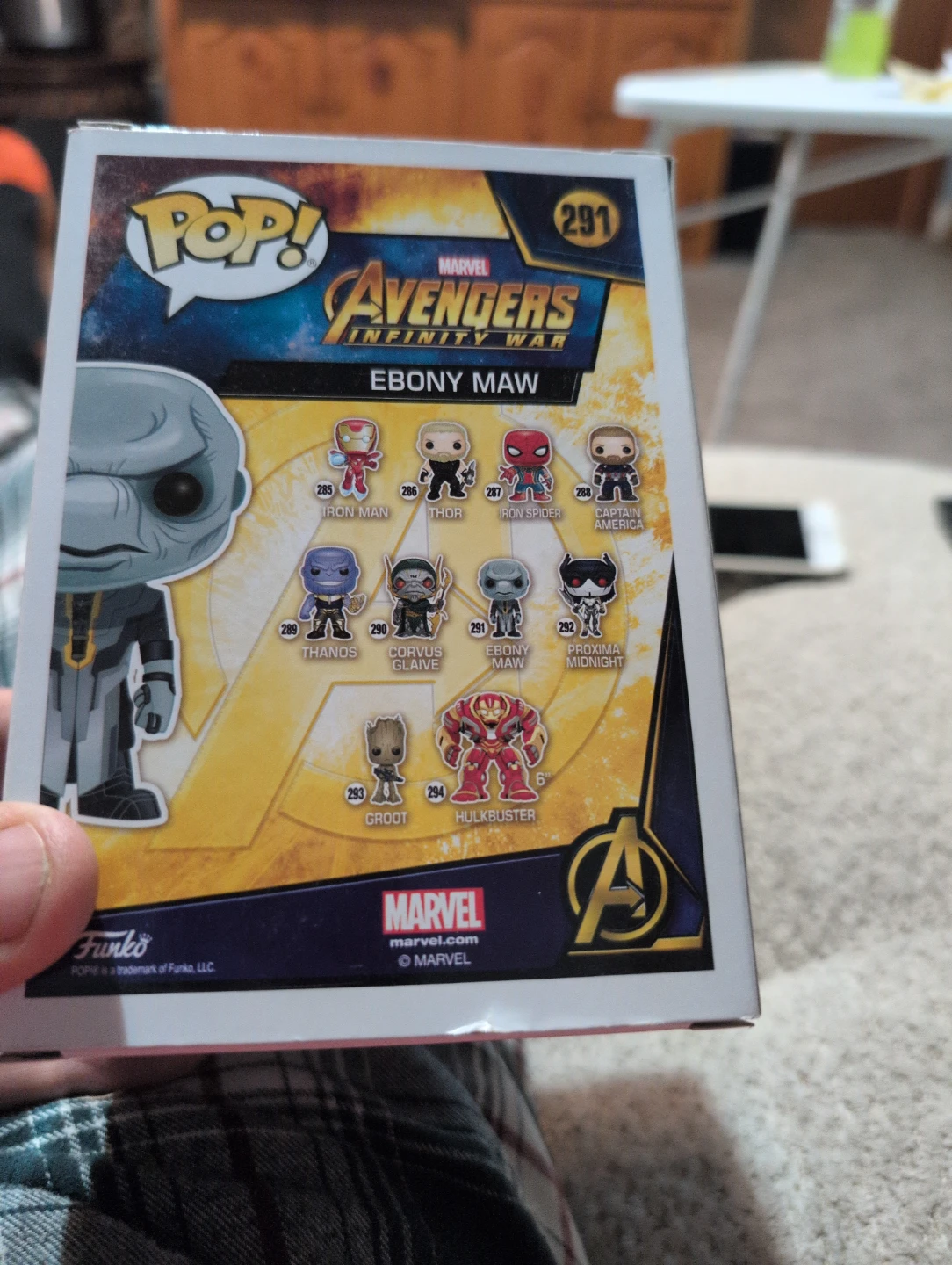 Funko Pop! Marvel Avengers Infinity War Ebony Maw #291 - photo 2