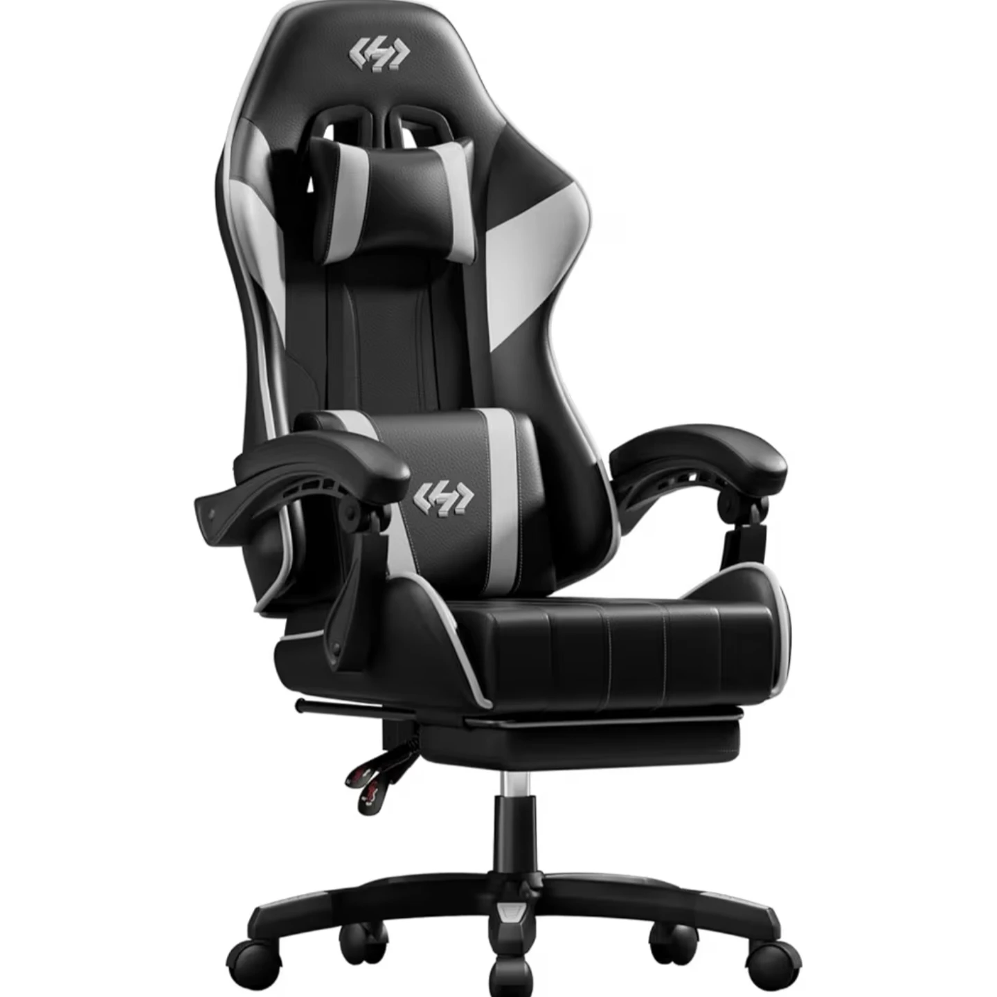 [Box Packed] - Brand New Black Gaming Chair with Footrest