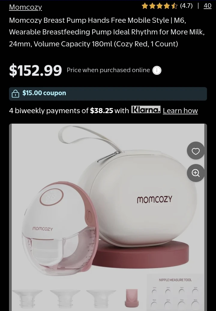 Momcozy Mobile Style Breast Pump - photo 3