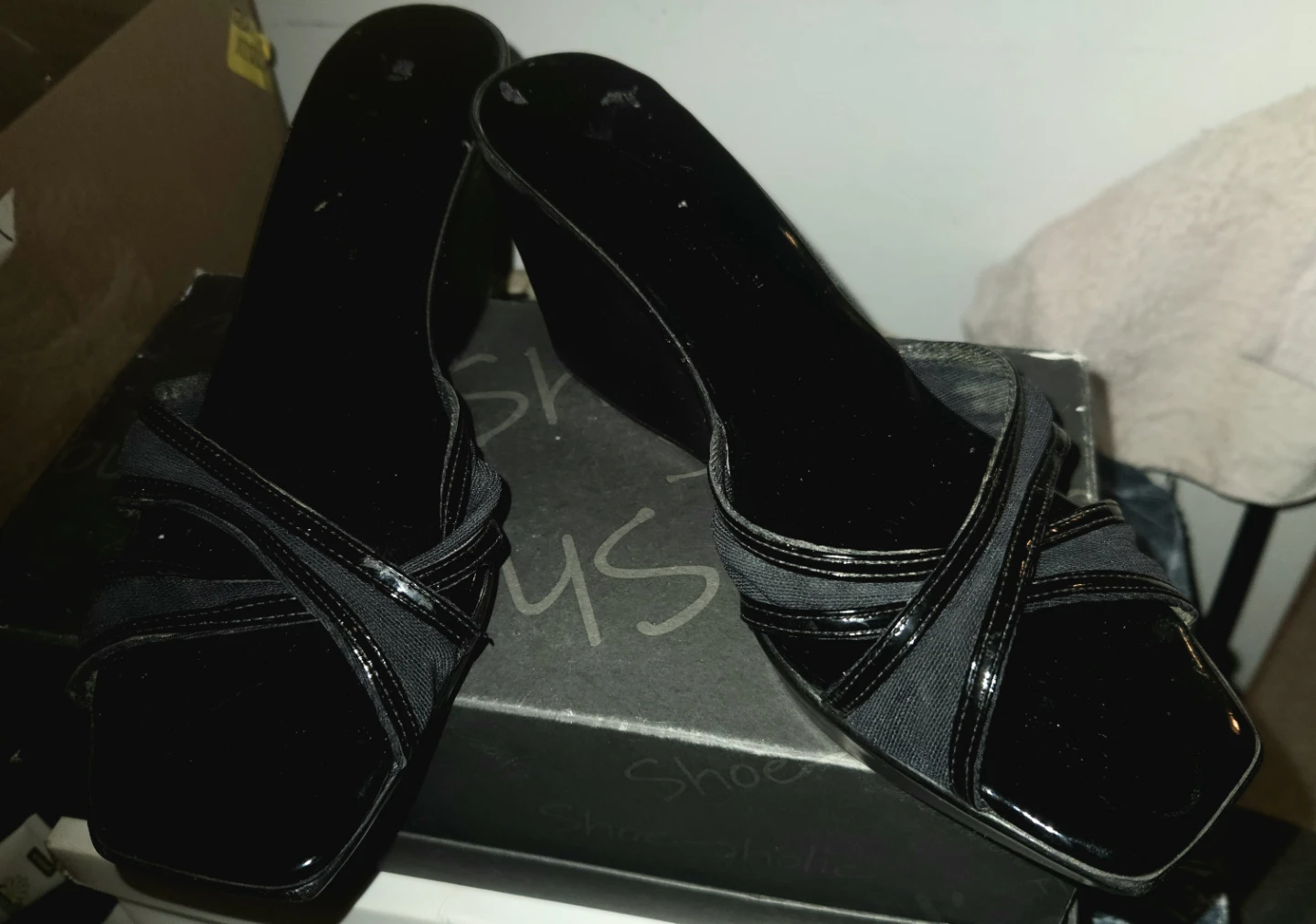 Gianetti Italian Black Wedge Sandals - photo 4