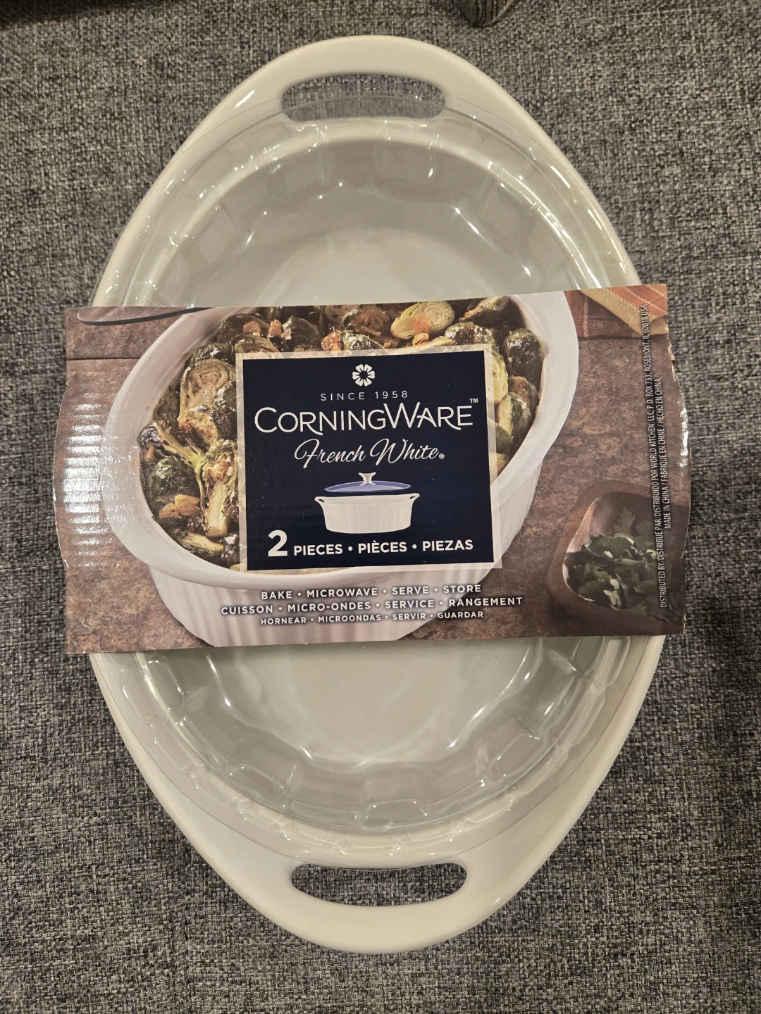 CorningWare French White Baking Dish Set