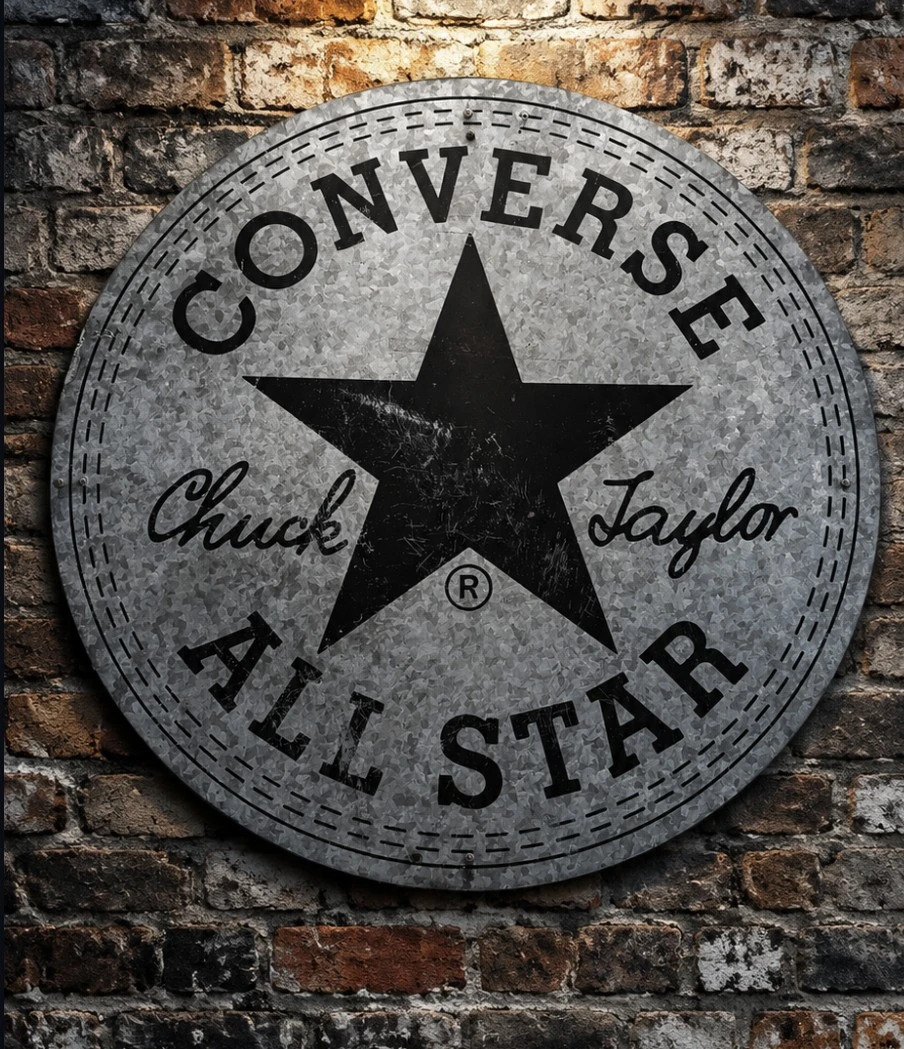 Converse All Star Metal Sign