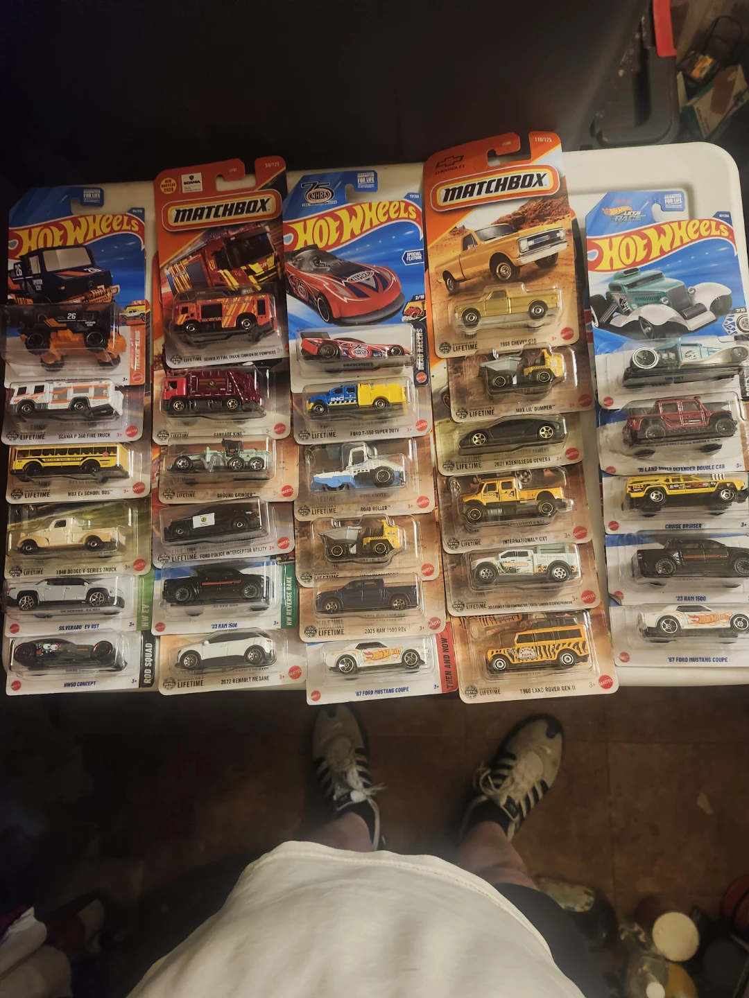 Hot Wheels and Matchbox Die-Cast Cars