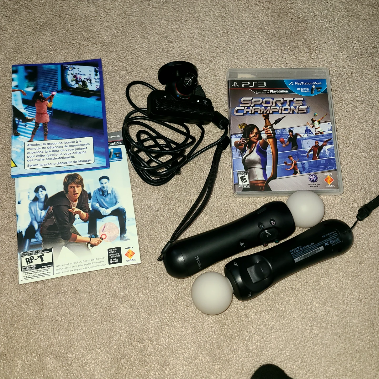 Sony PlayStation 3 Sports Champions Bundle with Move Controllers