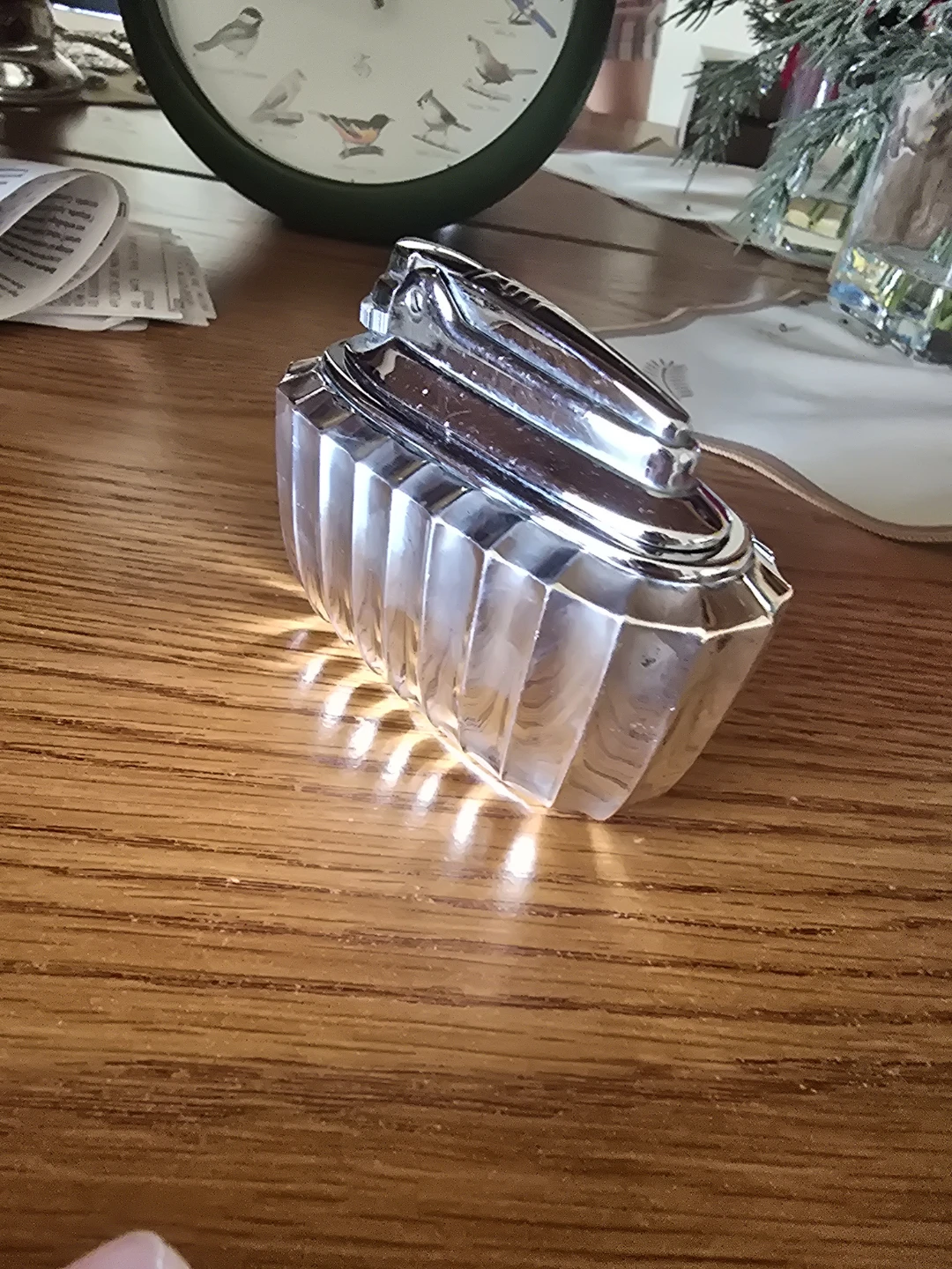 Ronson Table Lighter silver plate - photo 2