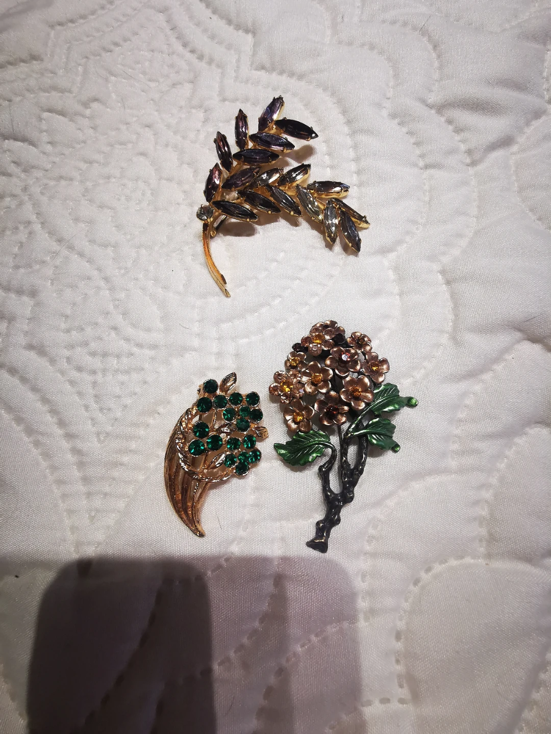 Set of 3 Vintage Brooches - photo 2