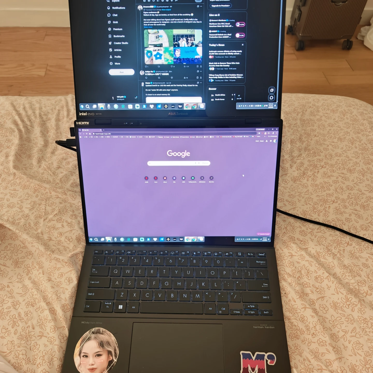 ASUS Zenbook Duo UX8406MA Laptop TWO SCREENS - photo 4