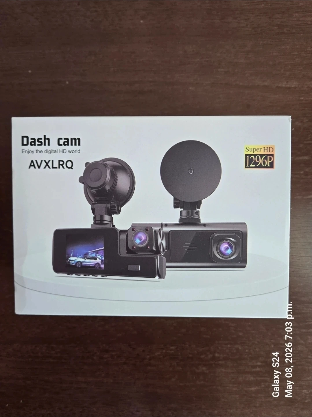 Dash Cam AVXLRQ Super HD 1296P