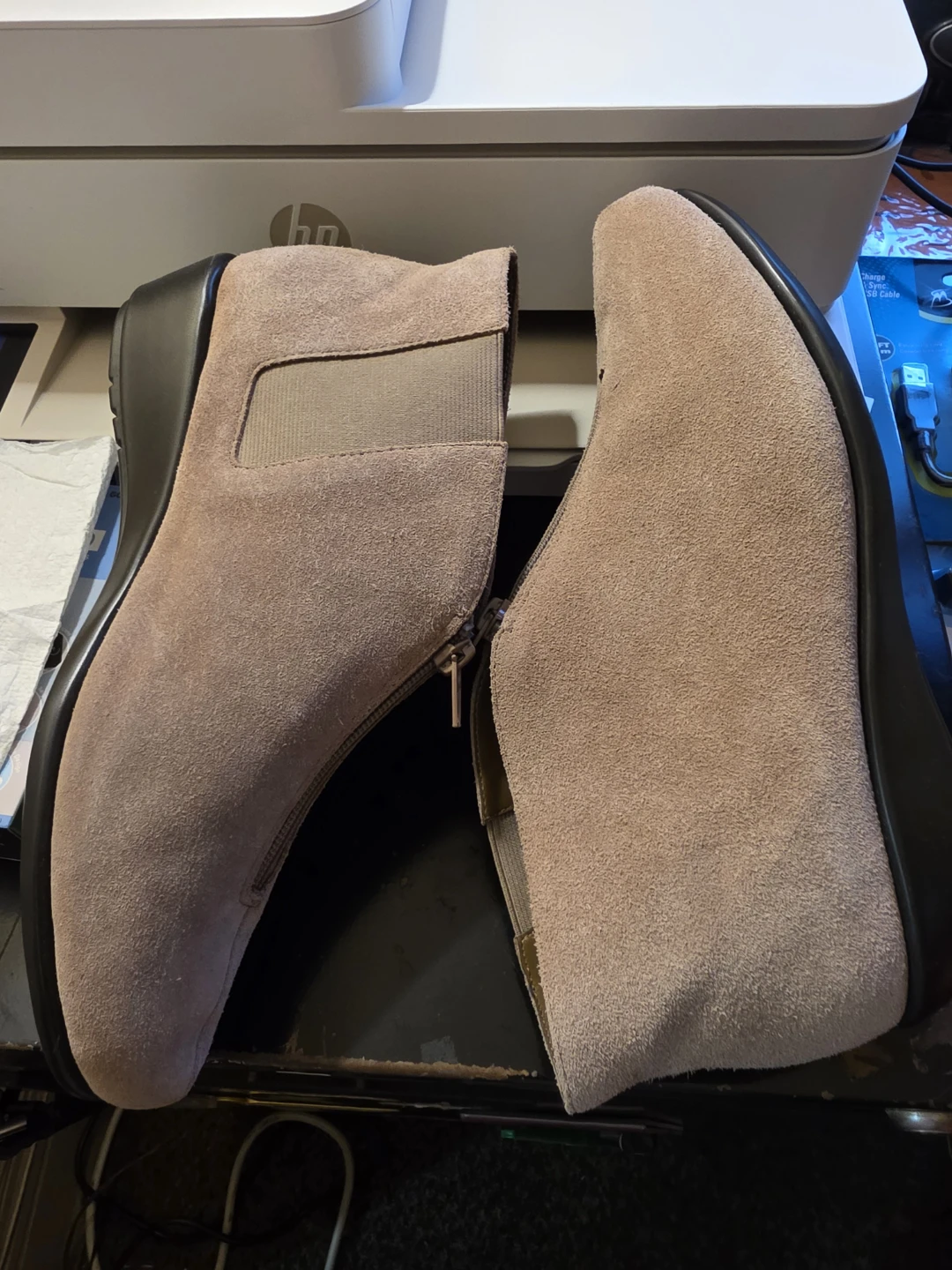 Aerosoles Women's Tan Suede Ankle Boots - photo 3
