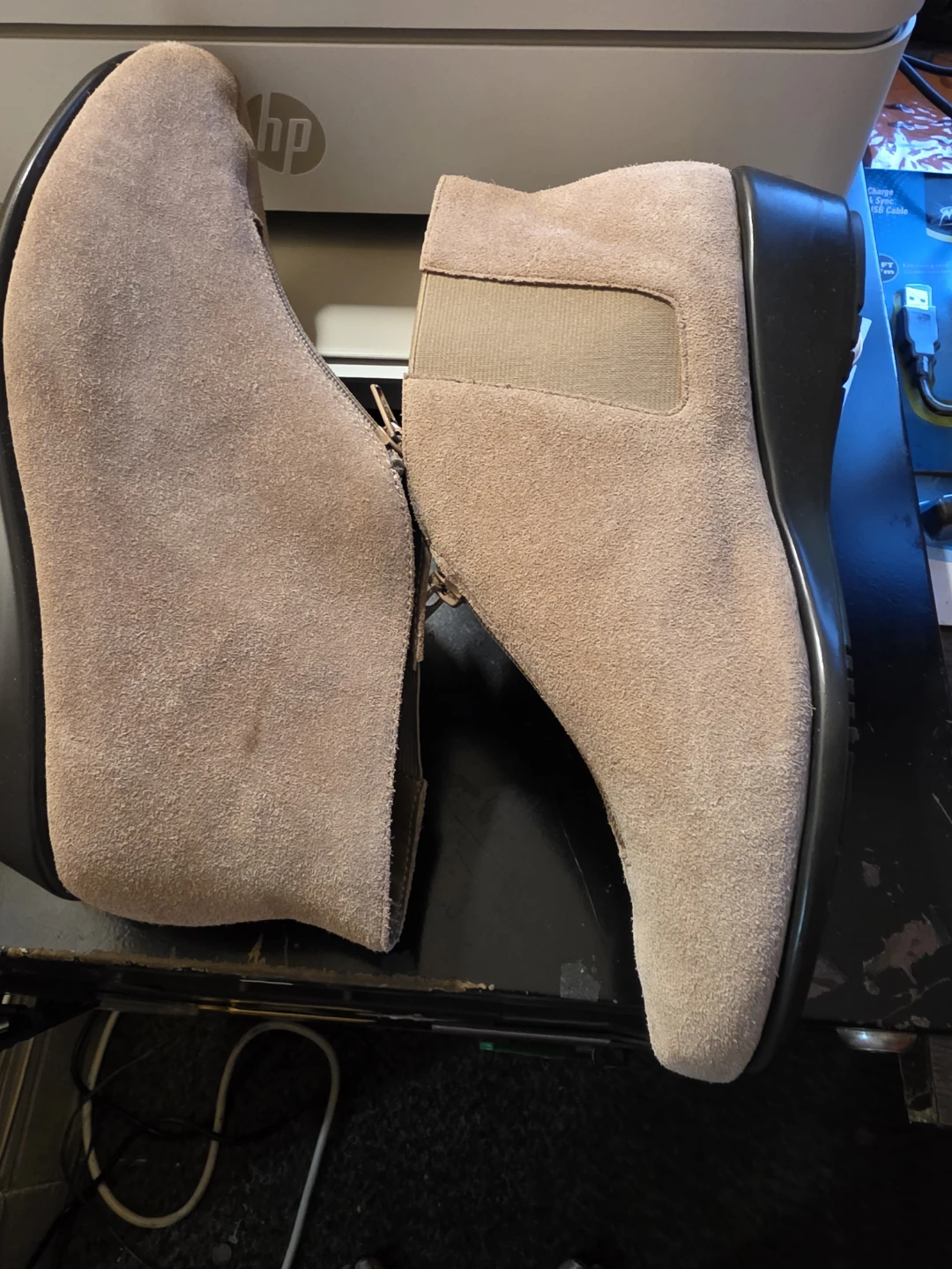 Aerosoles Women's Tan Suede Ankle Boots - photo 4