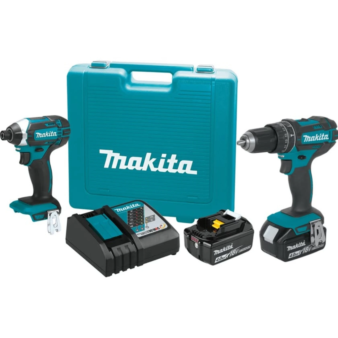 Makita 18V LXT Lithium‑Ion Cordless 2‑Pc. Combo Kit (4.0Ah)