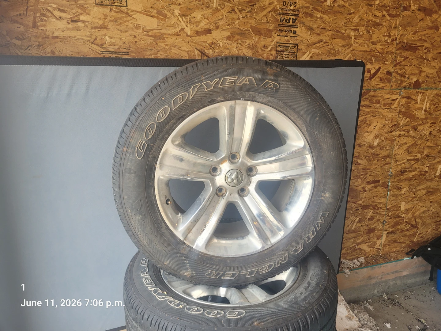 4 aluminum dodge ram pickup rims