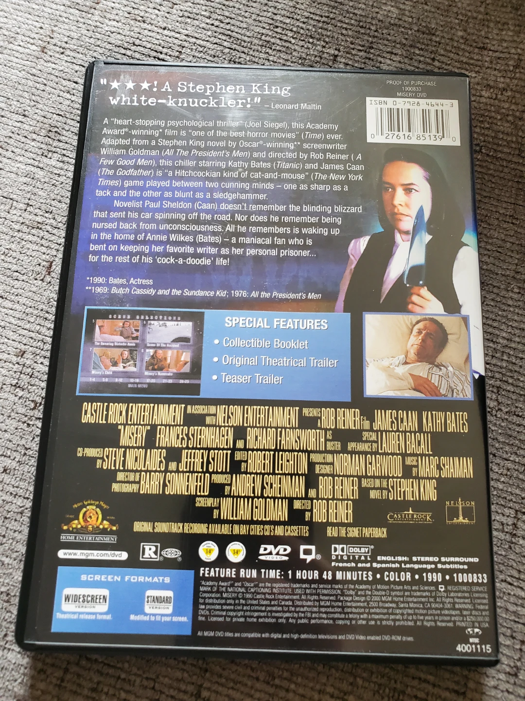 Misery DVD ⚽ - photo 2