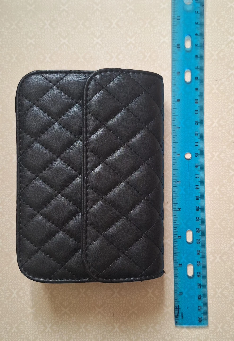 Black Quilted Crossbody Purse - photo 4