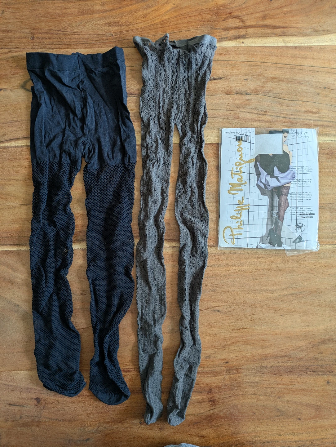 Patterned tights - Size S (Bundle of 3)