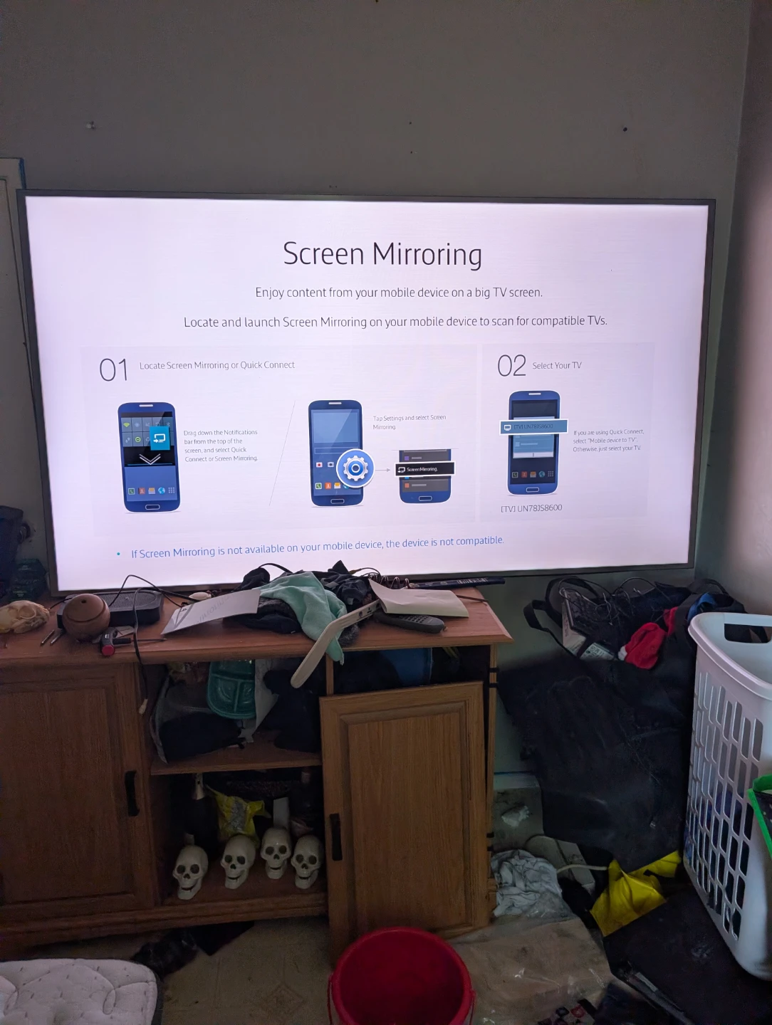 78 inch Samsung smart TV