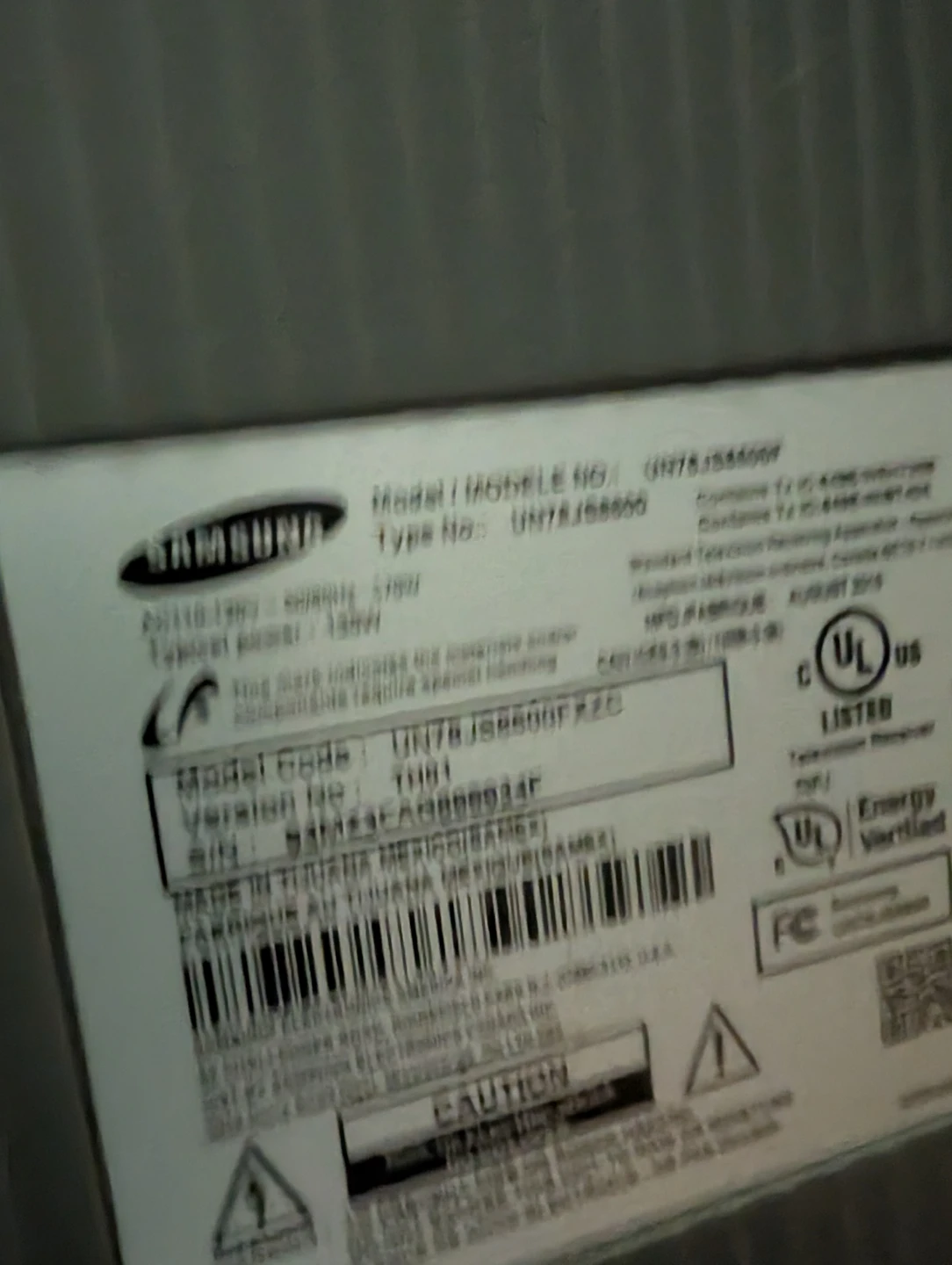 78 inch Samsung smart TV - photo 5