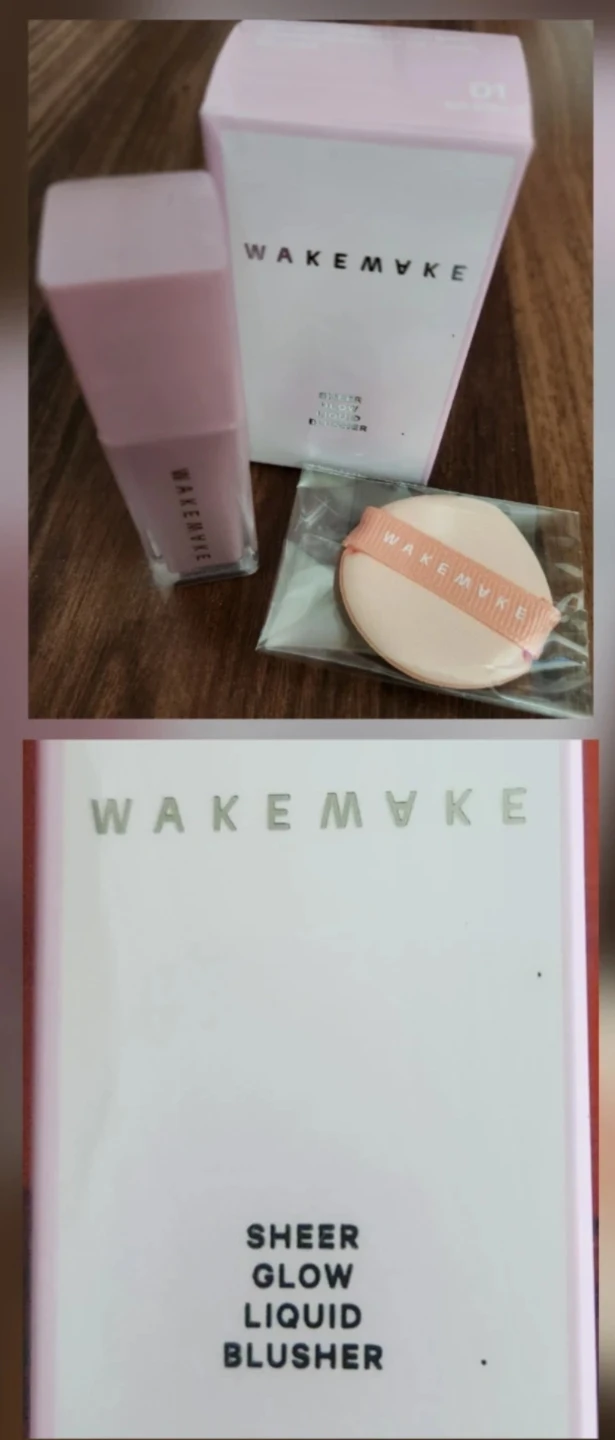 ⚽ WAKEMAKE Sheer Glow Liquid Blusher - 01 Silky Lavender