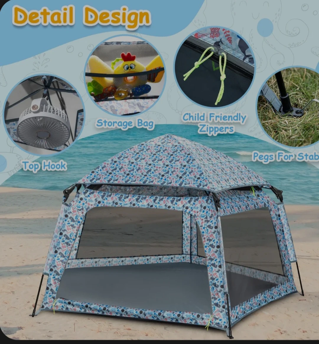 Baby Playpen Pop-up Tent new - photo 4
