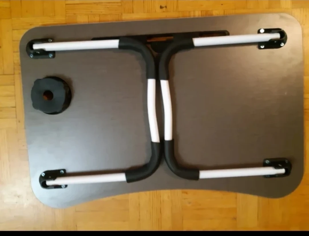 Black Lap Desk with Cup Holder ⚽️ - photo 3