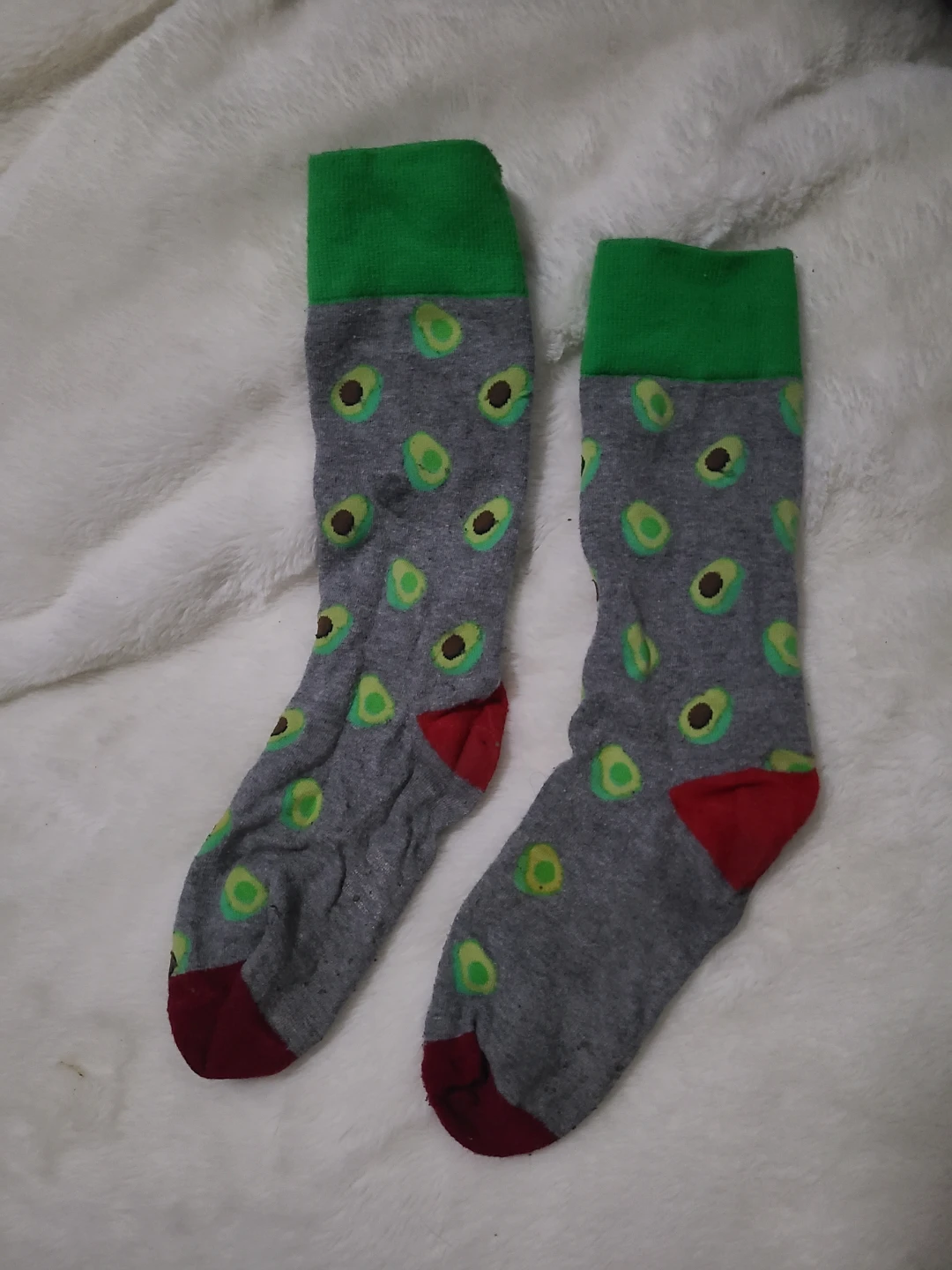 Grey Avocado Socks