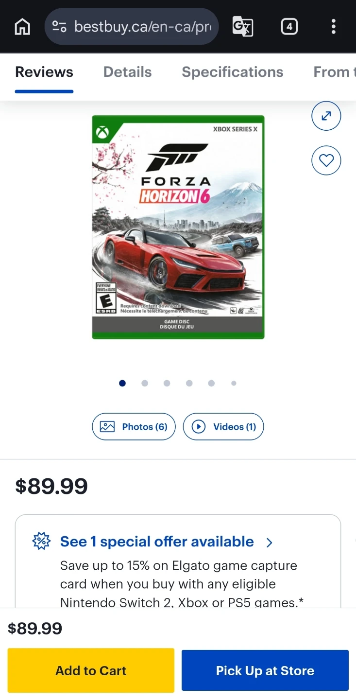 Forza Horizon 6 Video Game for Xbox Series X - photo 2