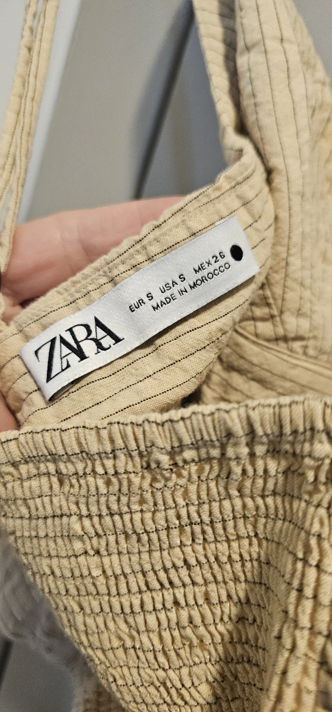 Zara Striped Ruched Camisole Top - photo 4