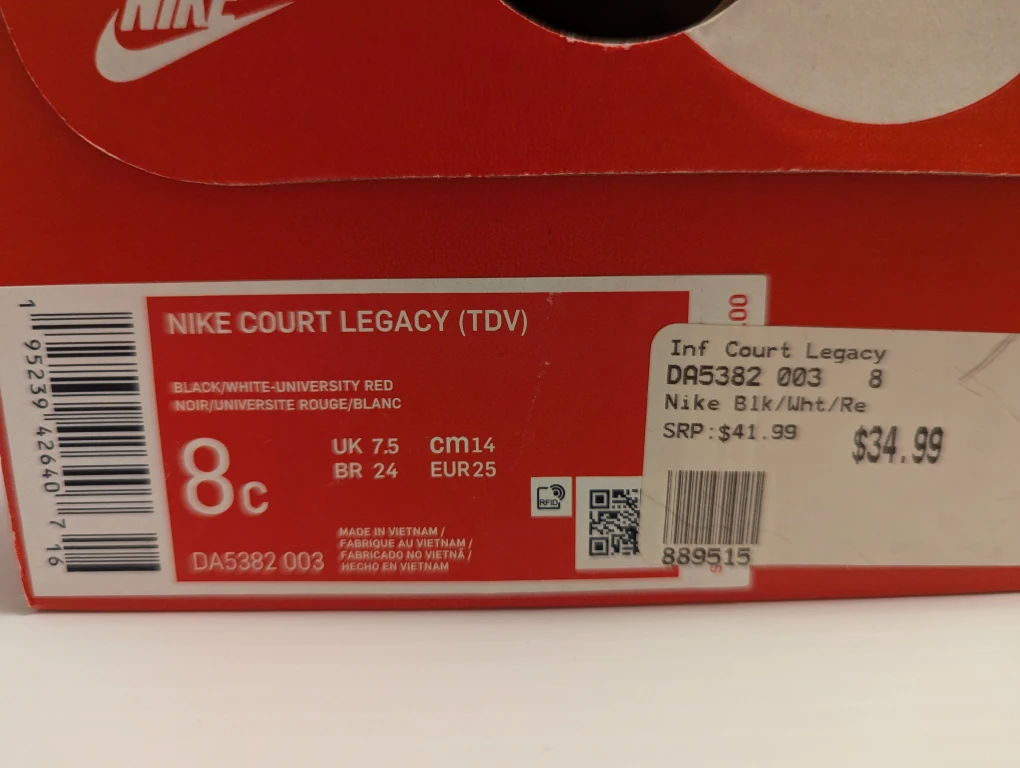 Nike Court Legacy (TDV) Toddler Shoes - photo 3