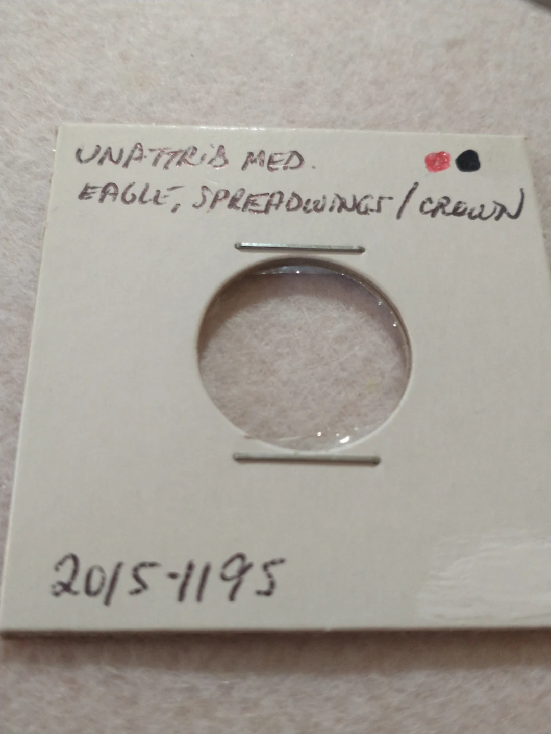 Unattributed Medieval Eagle and Crown Coin - photo 5