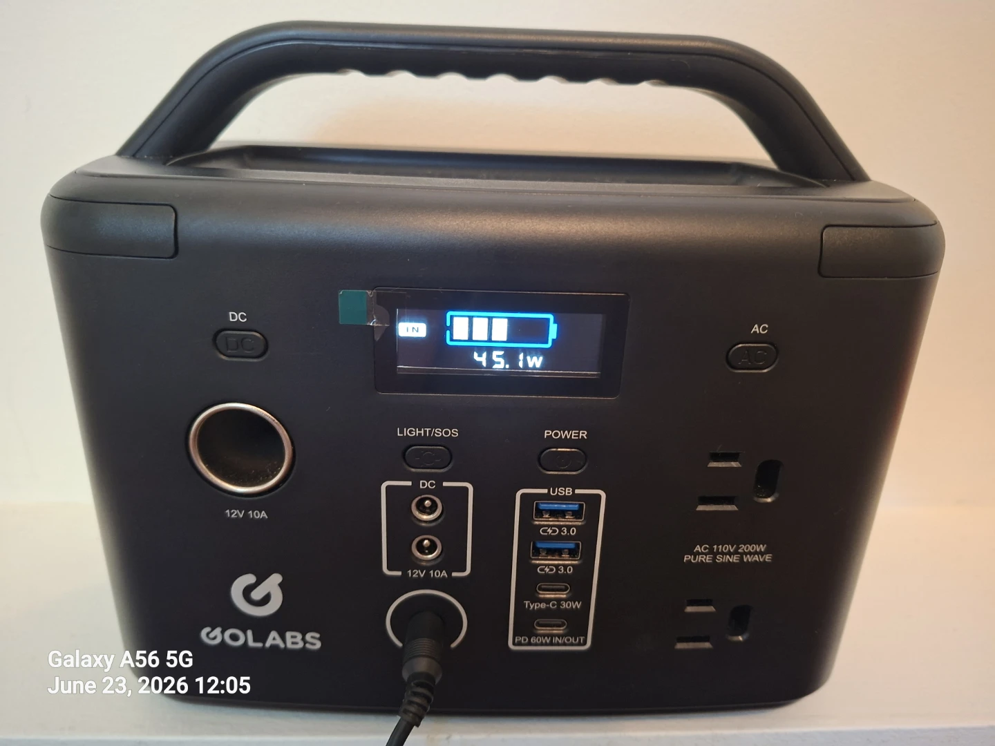 GOLABS Portable Power Station 1200