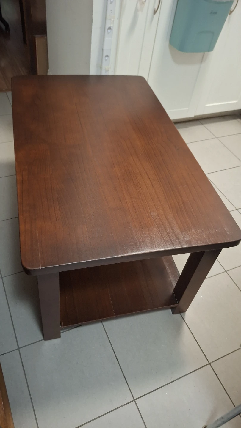 Wooden Coffee Table with Shelf ⚽️