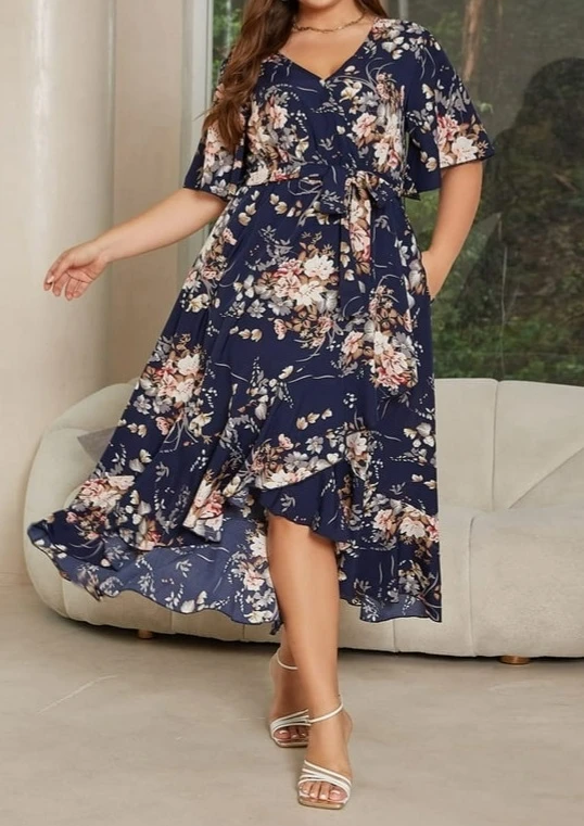 Floral Print Maxi Dress