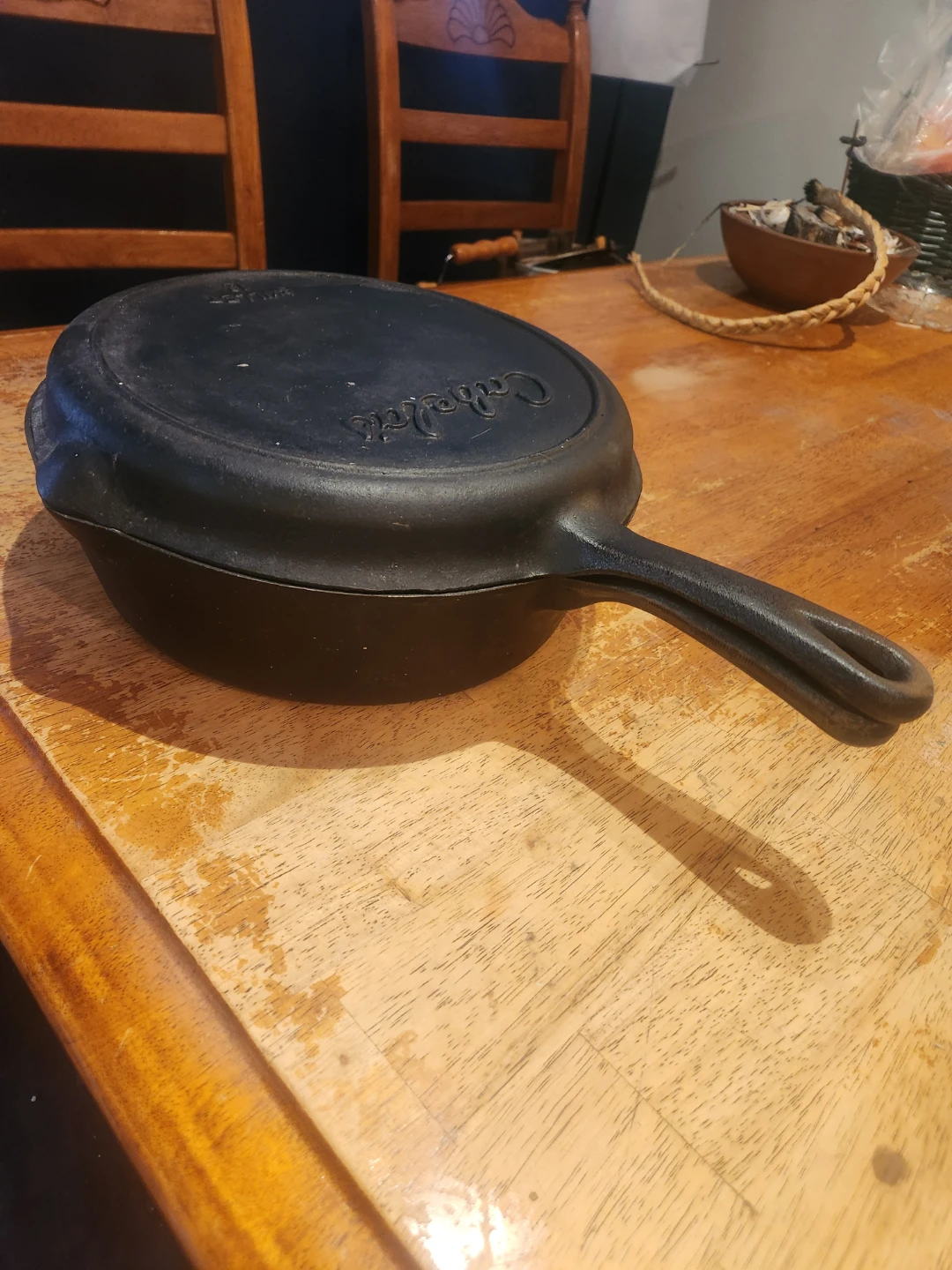 Large Cast Iron Skillet - photo 2