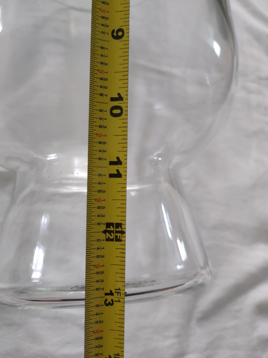 Large Clear Glass Vase or Candle Holder - photo 4