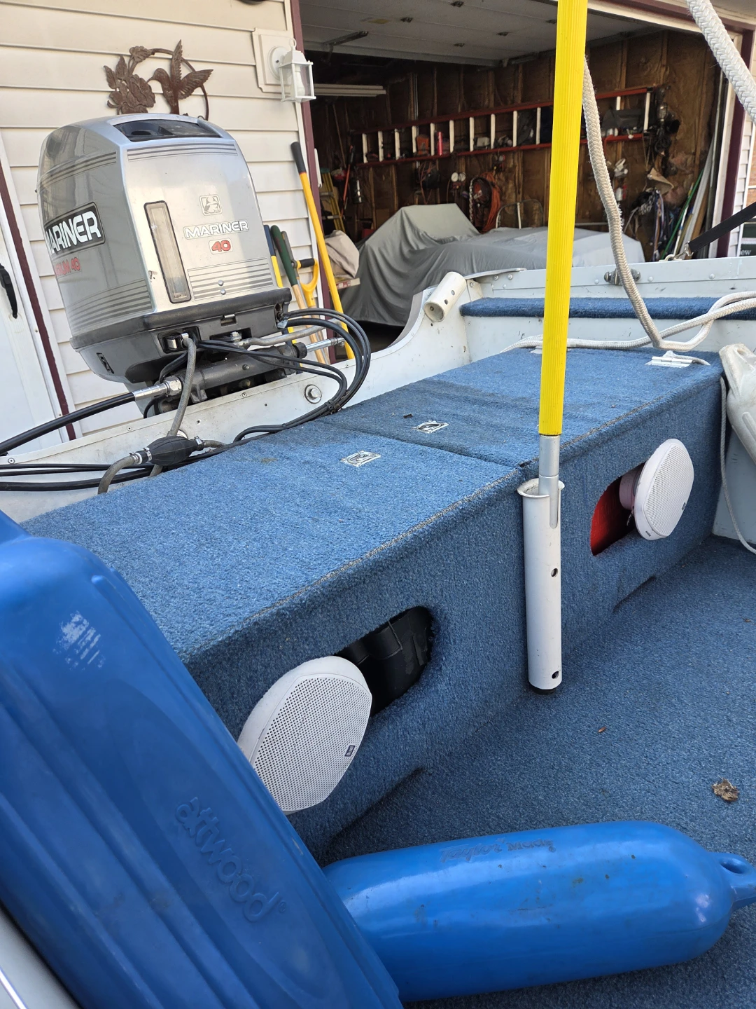Smoker Craft Boat with Mariner Outboard Motor - photo 4