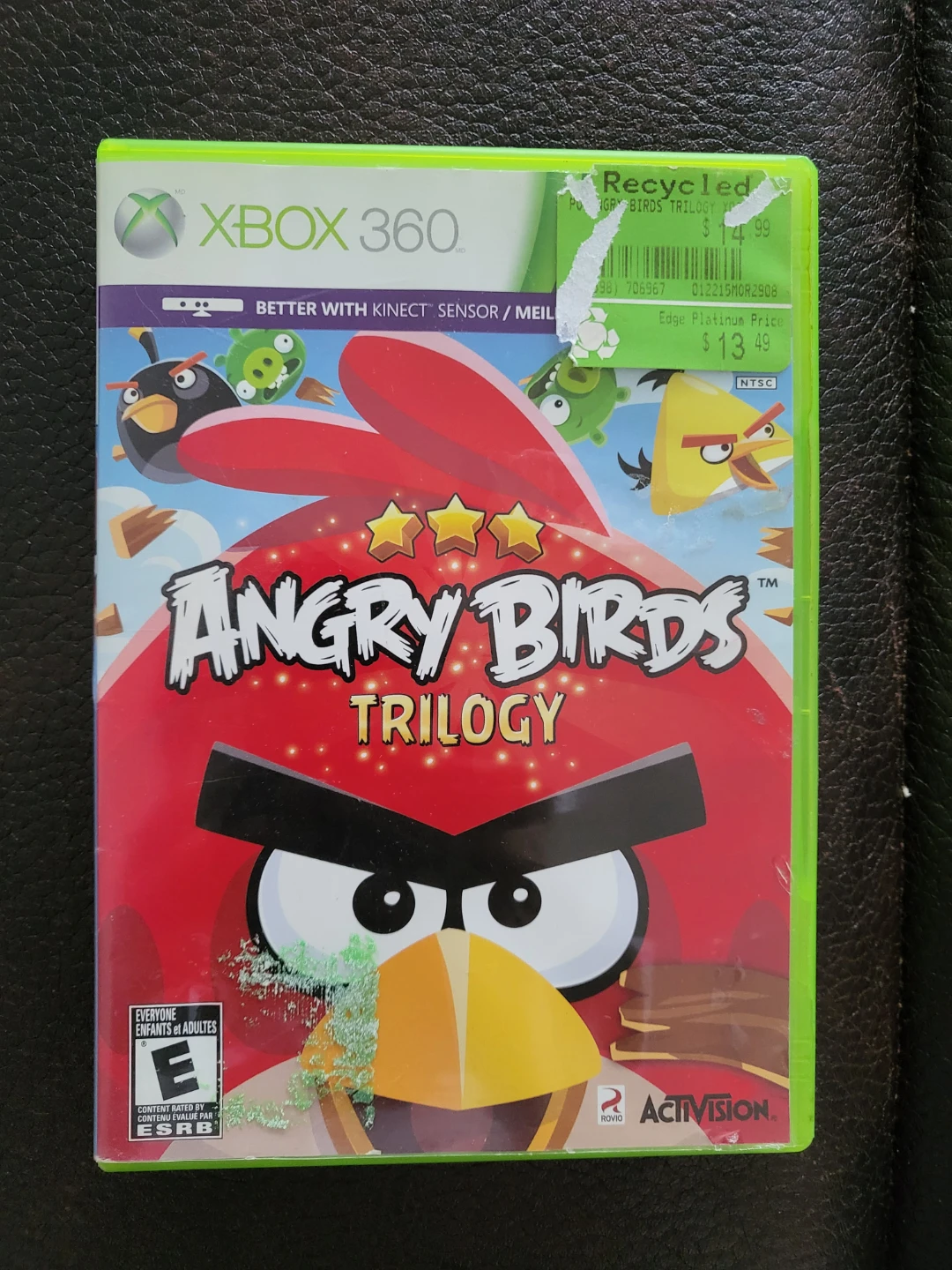 Angry Birds Trilogy $10 Xbox 360 *Mint Condition*
