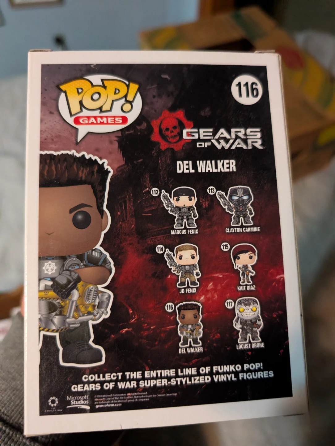 Funko Pop! Games Gears of War Del Walker #116 Vinyl Figure - photo 2
